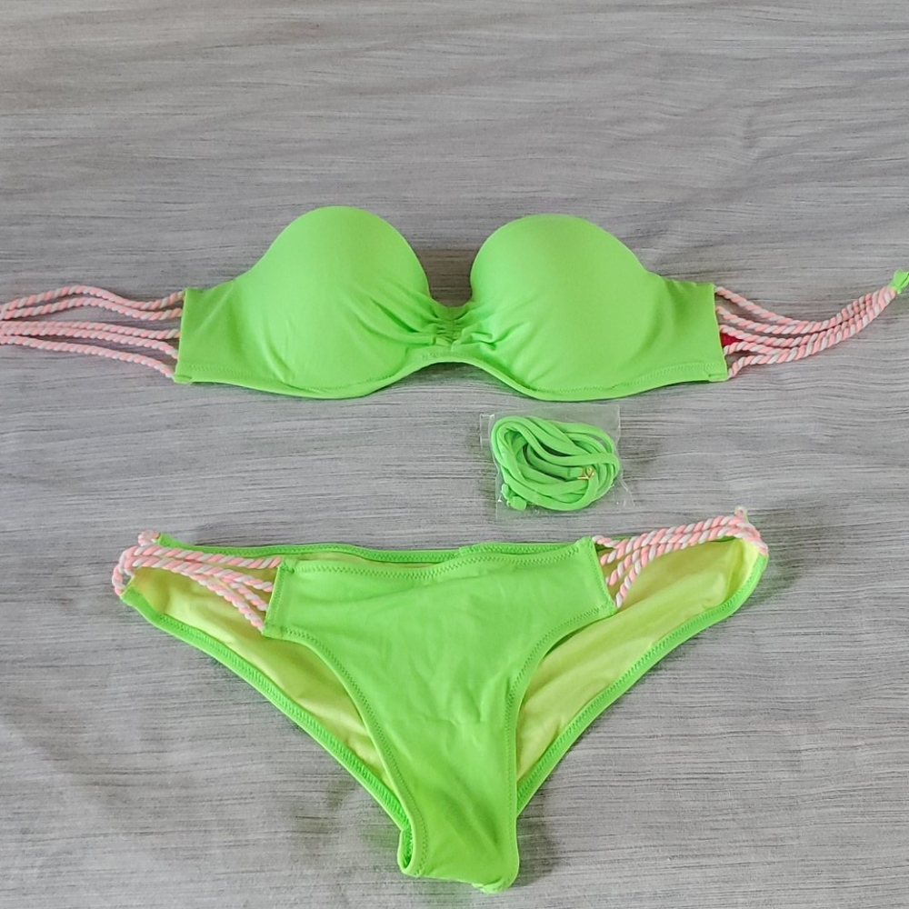 Neon Green Victoria's Secret Bikini